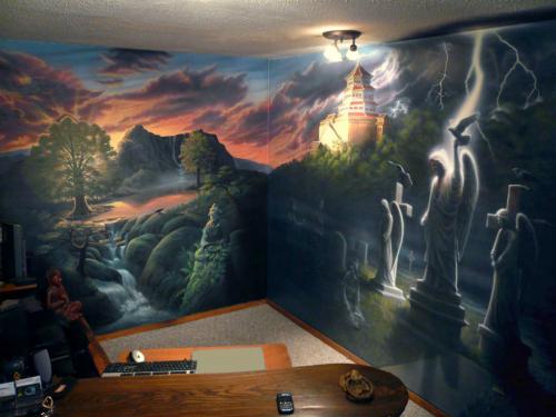 Tattoo-shop-Reception-mural